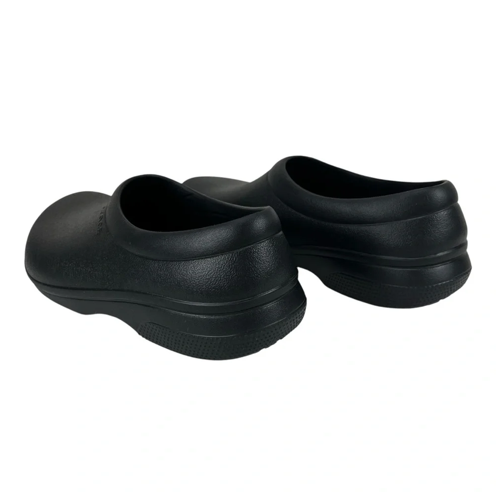 Crocs | Men 11 | Black On The Clock‎ Slip Resistant Work Slip-On Clog Shoes